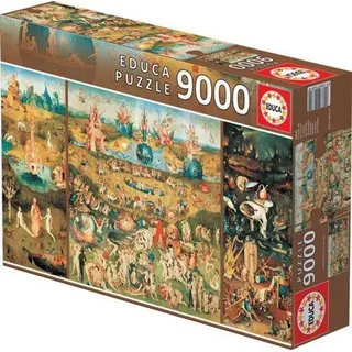 BrainBox Puzzle Educa Puzzle. The Garden of earthly Delights 9000Teile, 9000 Puzzleteile