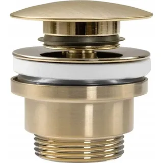 REA Universal Clic-clac Brush Waschbeckenablauf Gold
