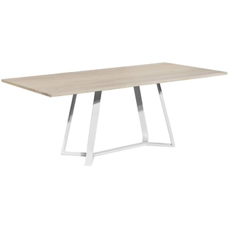 Musterring Esstisch Pinero 550 200 x 100 cm Holz Braun, Weiß Eiche