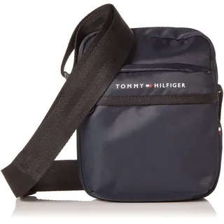 Tommy Hilfiger Herren Umhängetasche TH Skyline Mini Reporter Klein, Blau (Space Blue), Einheitsgröße - Einheitsgröße