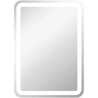 Homcom Badspiegel 500 x 700 x 40 mm Silber