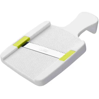 Rotho Basic Gemüsehobel mit Metallklinge, Kunststoff (PP) BPA-frei, weiss/grün, (18.5 x 10.5 x 3.0 cm)