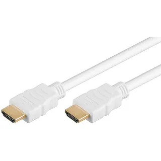 goobay HDMI-Kabel 61021 HDMI-A Stecker HDMI-A Stecker 3 m Weiß