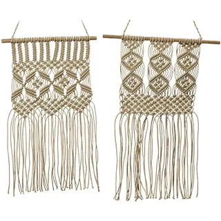 BOLTZE Wanddekoobjekt Almina Traumfänger beige sortiert 60 cm (1 Stück) beige