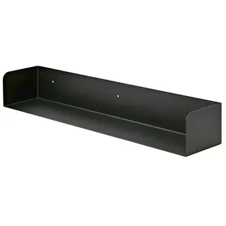 Dolle Wandregal Showcase  (L x B x H: 80 x 15 x 11,5 cm, Schwarz, Belastbarkeit: 10 kg, Stahl)