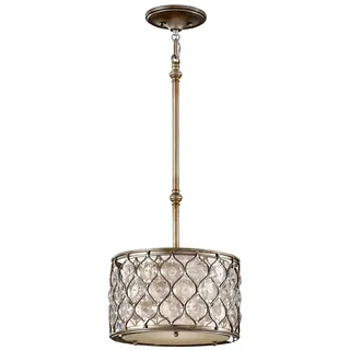 Elstead Lighting Pendellampe 1 rund silber