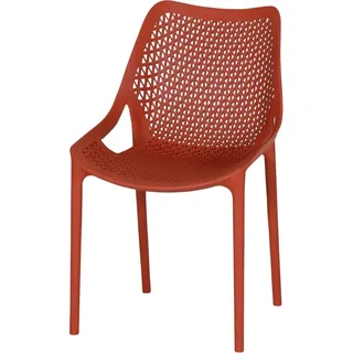 Siena Garden District Stapelsessel 60 x 50 x 81 cm rot