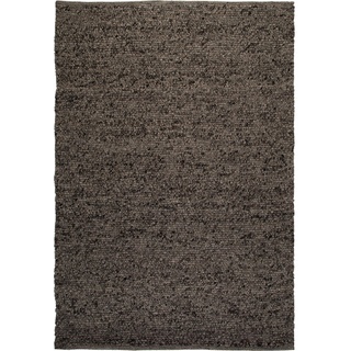 Linea Natura Handwebteppich, Graphit, Textil, Farbverlauf, rechteckig, 160x230 cm, für Fußbodenheizung geeignet, Teppiche & Böden, Teppiche, Naturteppiche