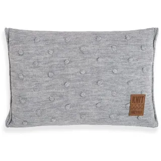 Knit Factory Dekokissen Knit Factory Noa Kissen Grau - 60x40
