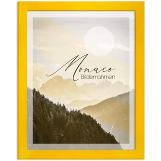 BIRAPA Monaco Bilderrahmen 33x45 cm Gelb - Bilderrahmen, Posterrahmen, Wechselrahmen, Bilderrahmen Modern