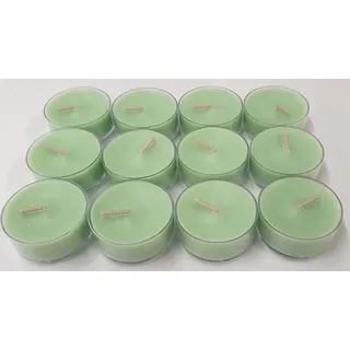 PartyLite 12 Teelichter "Grüner Tee Matcha" / "Green Tea"