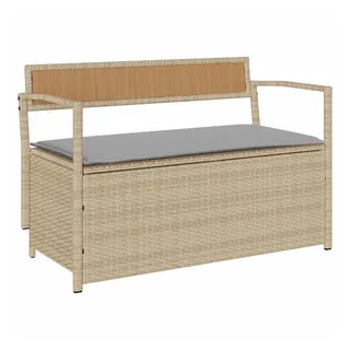 vidaXL Gartenbank 54 x 74 x 0 cm Beige
