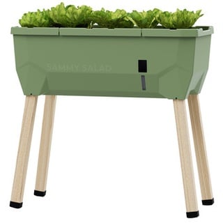 Gusta Garden Mini-Hochbeet Sammy Salad, ca. B79/H75/T37,5 cm, Dunkelgrün