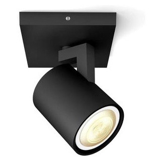 Philips Deckenstrahler Hue Runner Spot LED schwarz, schwenkbar, smart, mit Dimmschalter, 1-flammig