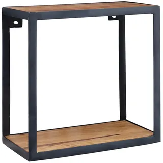 KADIMA DESIGN Wandregal PURI 35 x 18 x 35 cm Schwarz