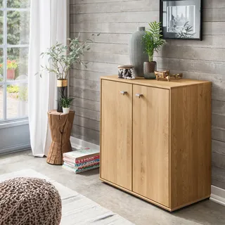 Wiemann Hochkommode Kiruna 80 x 86 x 43 cm Braun / Beige