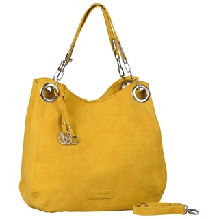 Henkeltasche BRUNO BANANI Gr. B/H/T: 34 cm x 30 cm x 16 cm, gelb Damen Taschen Handtaschen