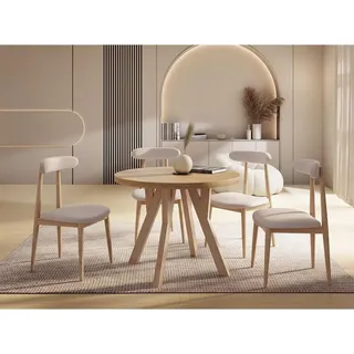 WFL GROUP Avero 80-130 x 77 cm braun