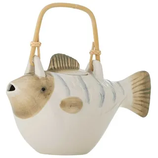 Bloomingville Teekanne WRENNA FISCH mit Teesieb 800 ml