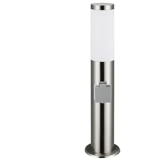 monzana MONZANA® Außenleuchte Edelstahl 50cm E27 Fassung IP44 Wetterfest Garten Wegeleuchte Gartenleuchte Beleuchtung für Außen 48cm