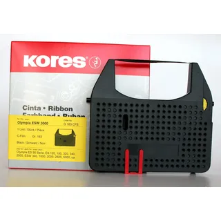 KORES Farbband, Gruppe 163, Carbon, schwarz Olympia ESW 3000, G163CFS