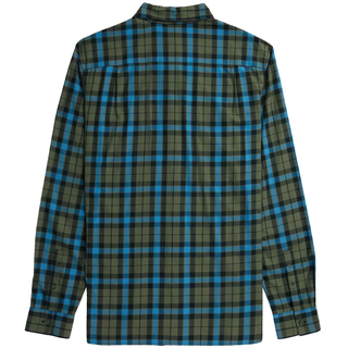 Fred Perry Hemd blaumeliert / grün / schwarz XXL