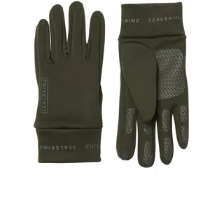 SealSkinz | Acle Nano-Fleece-Handschuhe | wasserabweisend | Outdoor-Handschuhe für Herren | M - Olivgrün