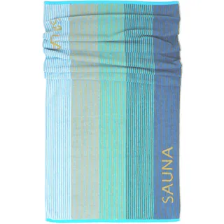 Lashuma Helsinki Handtuch 85 x 200 cm blau/türkis