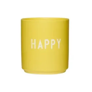 Becher Favourite HAPPY yellow