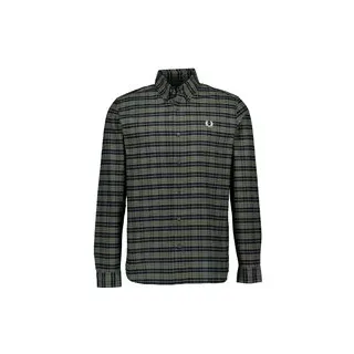 Fred Perry Herren Hemd blau kariert, blau, Herbst/Winter 2024/2025