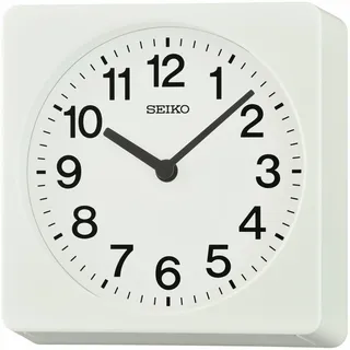 Seiko Quarz-Wanduhr 19,5 cm 6,1 weiß
