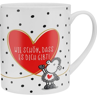 SHEEPWORLD Tasse aus Porzellan, Jumbo-Tasse, 60 cl, Tasse mit Spruch | Geschenk, Freund, Freundin | 46219