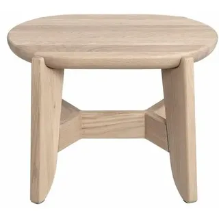 BLOMUS Tritthocker Eli Eiche 42 x 30 x 30 cm Weiß
