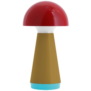 LED-Tischleuchte Bobbi rot/braun/blau, Designer Remember, 18 cm