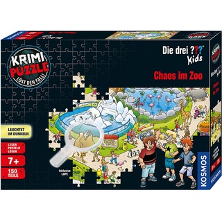 Krimi-Puzzle: Die Drei ??? Kids - Chaos Im Zoo 150-Teilig