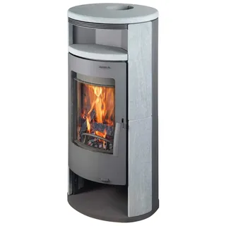 THERMIA Kaminofen Olympus V3 Naturstein gussgrau 7 kW