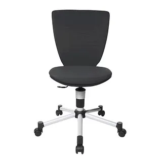 Topstar Kinderdrehstuhl Titan® Junior 3D, 71407 BI0 Stoff schwarz, Gestell silber