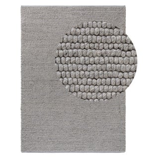 benuta NATURALS Wollteppich Beads Grau 120x170 cm - Naturfaserteppich aus Wolle, 4053894841156