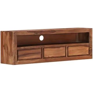 vidaXL TV-Schrank Lowboard 120x30x40 cm Braun Massivholz