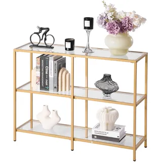 Vevor 3-stufiger Konsolentisch 100 x 30 x 72,9 cm Gold