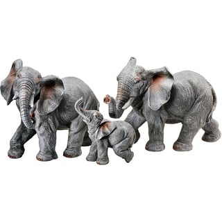 Dekofiguren „Elefantenfamilie“ 3Er-Set