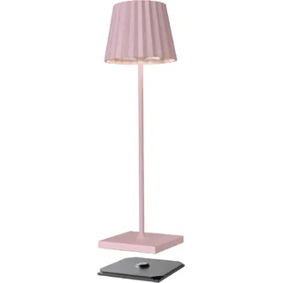 SOMPEX Dekoleuchte Aluminium 38 cm Akku spritzwassergeschützt pink