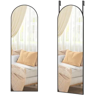 Songmics Ganzkörperspiegel 120 x 40 cm Schwarz