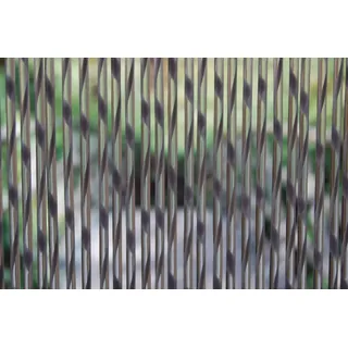 La Tenda Insektenschutz-Vorhang Türvorhang SIENNA 2 Streifenvorhang grau, 90 x 210 cm, PVC - Länge und Breite individuell kürzbar grau 90 cm x 210 cm