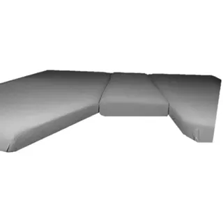 EXKLUSIV HEIMTEXTIL Spannbettlaken Frottee 80% Baumwolle - 20% Polyester 80 x 200 - 90 x 200 cm grau 3 St.