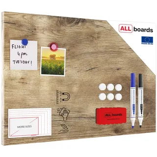 ALLboards Magnettafel 60 x 40 cm Braun