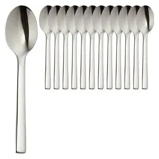 Solex Espressolöffel 12 St. Edelstahl 18/10 10,8 cm Silber poliert