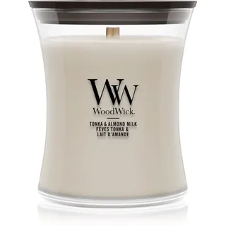 Woodwick Tonka & Almond Milk 275 g beige