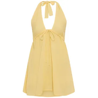 lscn by lascana Kleid Minikleid Gelb 40