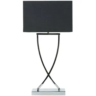Beliani Tischlampe, Schwarz, Metall, 32x62x20 cm, Lampen & Leuchten, Innenbeleuchtung, Tischlampen, Tischlampen
